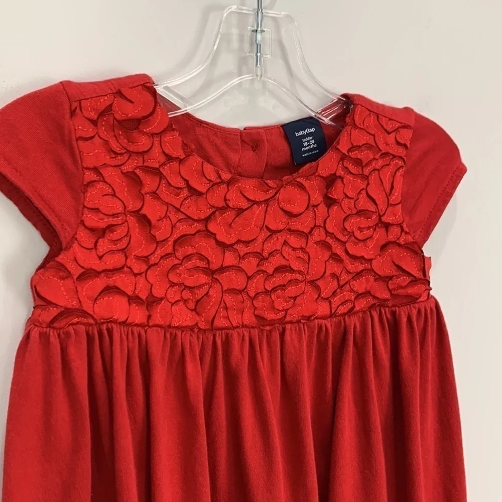 Baby Gap Red Soft Cotton Dress